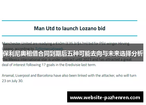 保利尼奥租借合同到期后五种可能去向与未来选择分析