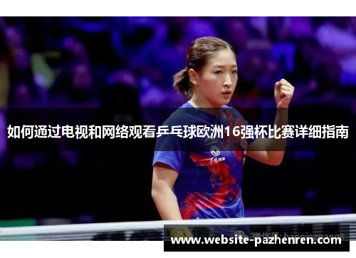 如何通过电视和网络观看乒乓球欧洲16强杯比赛详细指南